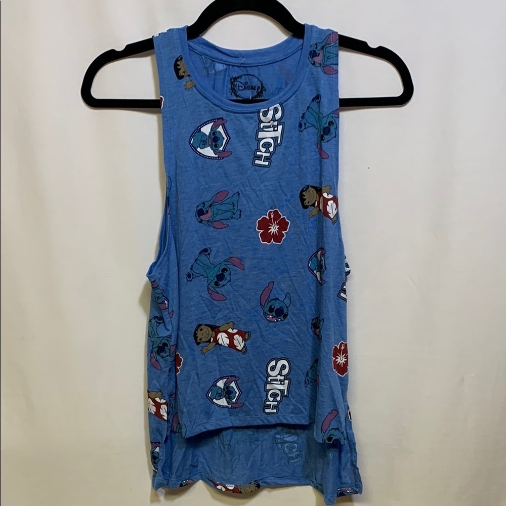Disney Lilo and Stitch Blue Sleeveless Top